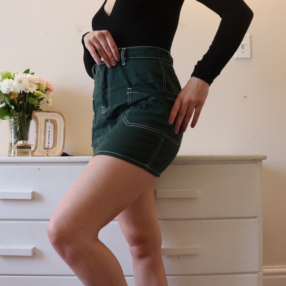 Forest Green Skirt - Picture 2 of 3